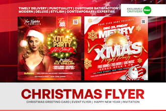 design eddm postcard, club flyer, party invitation, event poster