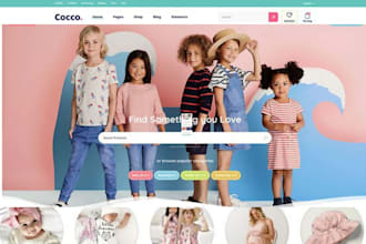 design baby clothing shopify store kids clothing baby store clothing website
