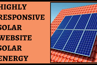 design responsive solar website solar energy solar landing page using wordpress