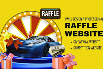 create legal raffle website competition website wordpress raffle website