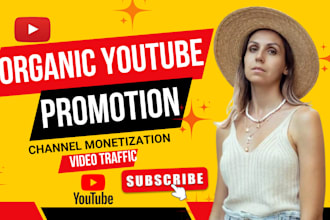 youtube channel promotion traffic video channel subscription complete monetize