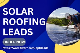 generate solar roofing leads hvac leads contractor airduct plumbing website