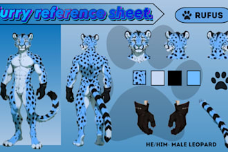 draw furry reference sheet fursona sheet furry art fursona oc furry fursona
