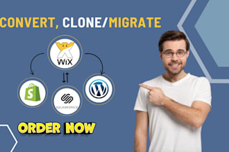 migrate wix ecommerce to wordpress, website migration, wix to shopify migration