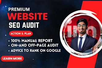 premium a full website SEO audit report and action plan