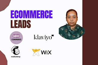 provide b2b, lead list and linkedin lead for ecommerce