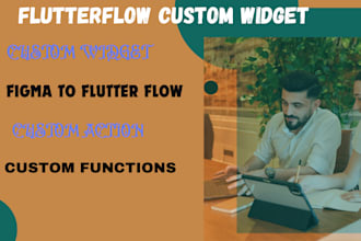 create a custom widget for flutterflow flutter figma design to flutter flow