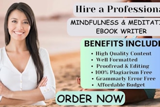 write amazing mindfulness meditation ebook yoga fitness psychic article writer