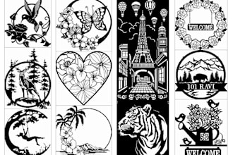 design metal art, wall art sign, laser cutting, tracing, art