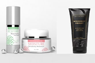 do cosmetic packaging label design, skincare, label