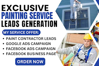 generate quality painting leads painter lead paint contractor mural leads
