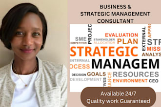 do all project management and market research tasks