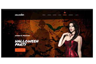 design halloween shopify halloween website dropshipping store halloween product