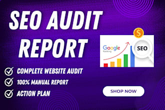 website analysis, and provide SEO audit report with an advanced action plan