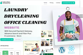 create dry cleaning office cleaning home cleaning website