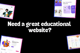 develop elearning, lms and school management websites