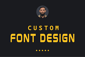 create and design a custom font