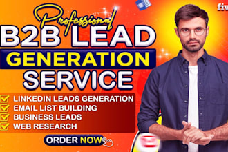 build niche targeted email list business leads b2b leads
