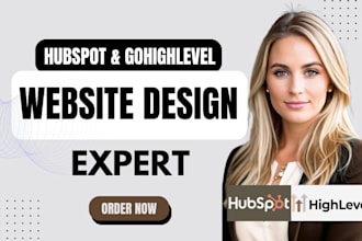 design lms course website, eco friendly product website on hubspot gohighlevel