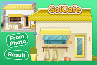 turn your home or shop photos into illustration style