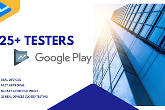 provide 20 testers for google play console closed testing