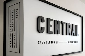 design 3d signage, letters, billboard, banners