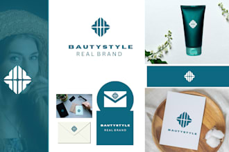 do highly minimalist  bold abstract HQ bussines logo design