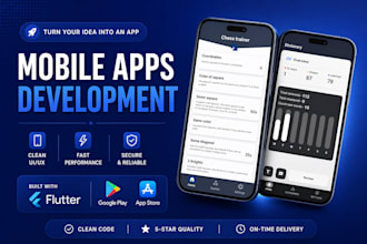 create a custom crossplatform flutter app android and ios
