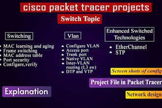 do explain in switch, vlan topic in cisco packet tracer lab