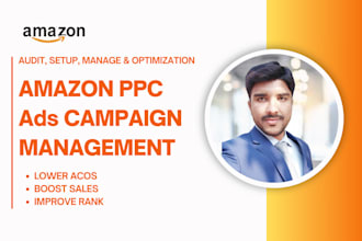 setup, manage and optimize amazon ads campaign amazon PPC