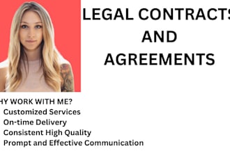 be your contract lawyer for drafting legal contracts