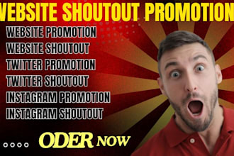 do twitter shoutout, website link share on yt,tiktok,ig,crypto promotion