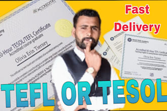 complete your online tefl and tesol courses