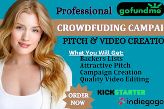 write persuasive pitch campaign gofundme crowdfunding create crowdfunding video