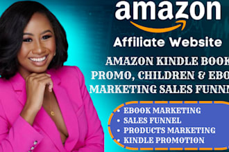 children book promotion, amazon kindle book promo ebook marketing sales funnel