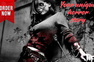 ghostwrite or rewrite your unique creepy horror story