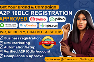 a2p 10dlc registration on twilio gohighlevel automation IVR setup and toll free