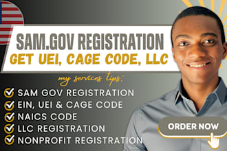 sam gov, grant, nonprofit, llc registration, get uei, cage code, naics code, ein