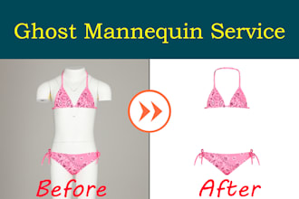 do invisible ghost mannequin neck joint dummy remove service