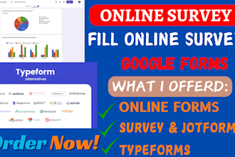 do online survey fill online survey google forms jot forms and typeforms