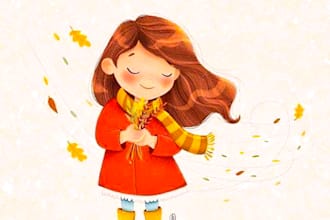design children story book illustration and children story book illustrar
