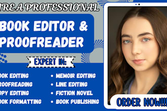 developmental edit, proofread, format children book, fiction, nonfiction, novel