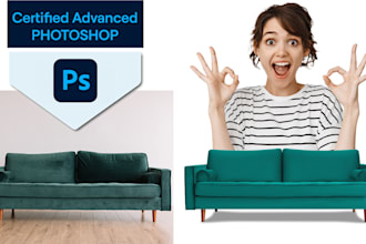 do furniture product editing and photo editing
