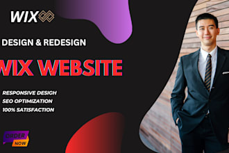 create wix website design,redesign wix website