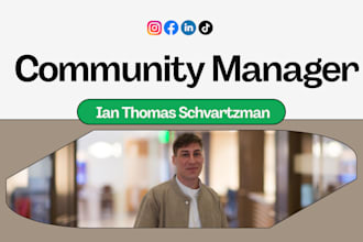 be your community manager