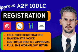 do a2p 10dlc registration for twilio and gohighlevel a2p approval, ghl workflow