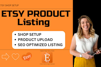add product upload SEO listing to etsy shop setup dropshipping products to etsy