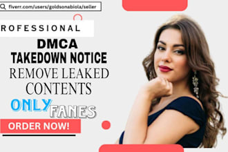 takedown report and remove onlyfan leaked content under dmca