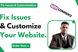 fix wordpress issues, woocommerce fix or fix wordpreess errors bugs in one hour
