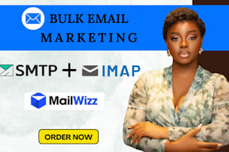 setup smpt and imap server with mailwizz powermta to send bulk emails